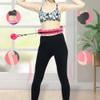 Intelligent Magnetic Therapy Hula Hoop, Professional Detachable 360 Surround Fitness Ring with Gravity Ball Massage, Suitable for Adult Children and Beginners to Lose Weight/red/L view 2
