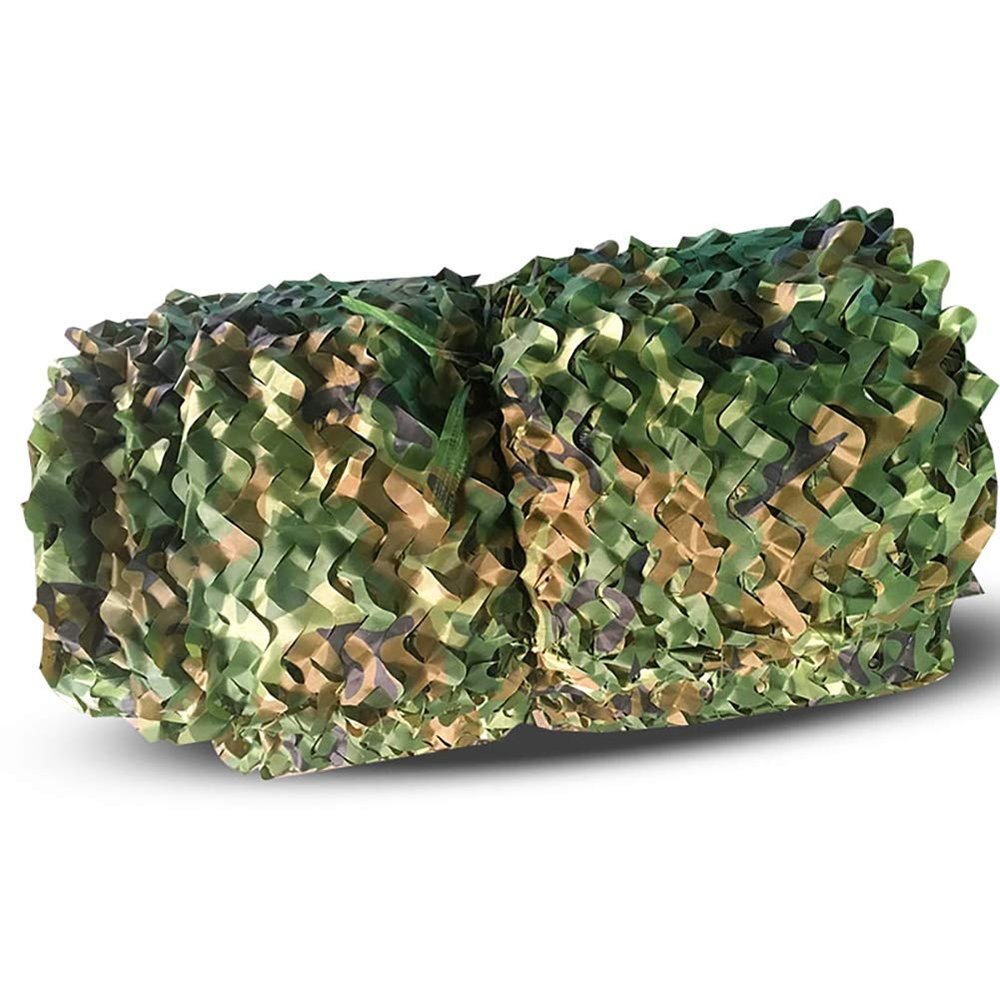 LGLFDJ Camo Netting with Mesh Backing, Jungle Camouflage Netting Cover Fire Retardant Anti UV Camouflage Net Garden Roof Shade Blinds Decoration Camping Hunting Shooting Multipurpose Camo Net