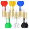 Accmor 18 Pack Steel Tip Darts - 18 Gram Metal Dart Set for Dartboard view 1