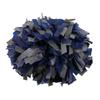 ICObuty Plastic Cheerleader Cheerleading Pom Poms 6 inch 1 Pair 2 Pieces (Grey-Royal Blue) view 1