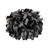 ICObuty Plastic Cheerleader Cheerleading Pom Poms 6 inch 1 Pair 2 Pieces (Grey-Black) view 1
