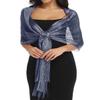BANETTETA Shawls and Wraps for Evening Wear - Formal Dress Cover Ups for Weddings (Navy Blue) view 1