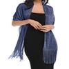 BANETTETA Shawls and Wraps for Evening Wear - Formal Dress Cover Ups for Weddings (Navy Blue) view 3