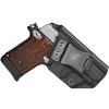 Amberide SIG P938 IWB Holster, Kydex-Boltaron Inside Waistband Holster for SIG Sauer P938 9mm Pistol, Secure Retention, 030 Adjustable Cant view 1