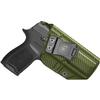 Amberide Sig P320 Carry/Compact/M18 IWB Holster,Kydex-Boltaron Inside Waistband Fit Sig P320 Carry Compact M18 9mm/.40,Secure Retention,Quick Draw,030 Cant view 1