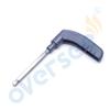 OVERSEE Boat Motor 6B4-44111 Handle Gear Shift for Yamaha 6B4-44111-00-4D 6B444111004D Outboard Motor view 2