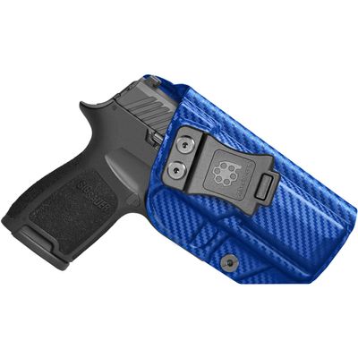 Amberide Sig P320 Carry/Compact/M18 IWB Holster,Kydex-Boltaron Inside Waistband Fit Sig P320 Carry Compact M18 9mm/.40,Secure Retention,Quick Draw,030 Cant