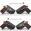 Amberide Sig P238 IWB Holster,Kydex-Boltaron Inside Waistband Fit Sig P238 .380 ACP,Secure Retention,Quick Draw,030 Adjustable Cant view 2