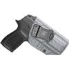 Amberide Sig P320 Carry/Compact/M18 IWB Holster,Kydex-Boltaron Inside Waistband Fit Sig P320 Carry Compact M18 9mm/.40,Secure Retention,Quick Draw,030 Cant view 1