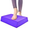 Balance Board, Foam Pad Yoga Mat, Balancing Exercises Mat, Non-Slip Knee Rocker Board Physical Therapy Cushioned Turn Boards for Dancers Women, Anti-Fatigue Fitness Training Pads Purple 12.2X9.4X2.4in view 1