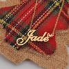 HUAN XUN Alaina Name Necklace Personalized for Women Stainless Steel Pendant Jewelry Gift for Mother Day Birthday Christmas view 3