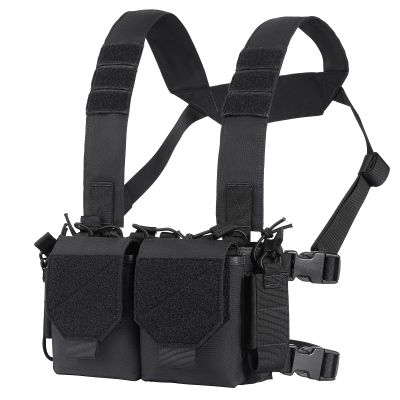 VISMIX Tactical Chest Rig, Adjustable&Detachable Molle Chest Rigs