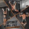 Yes4All Wall Mounted Pull Up Bar/Chin Up Bar - White view 4