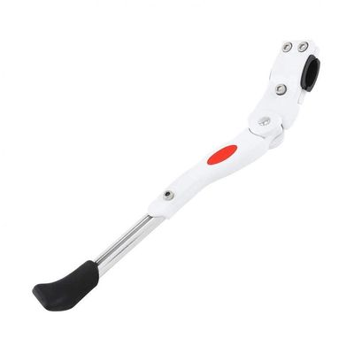 Bicycle Accessories Bike Kickstand Parking Rack Mountain Bike Support Side Kick Stand Foot Brace Bicycle Unilateral Support Ride Equipment Bike Parts (Color : White)