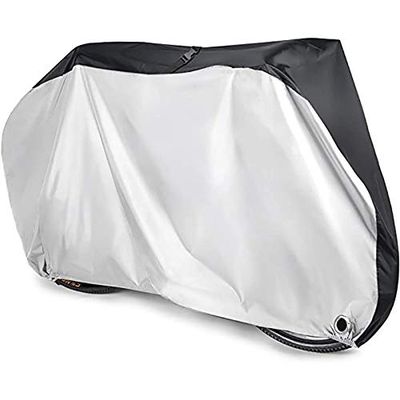 Bicycle Accessories Bike Cover Bike Rain Cover 190T Nylon Waterproof Anti Dust Rain UV with Lock-Holes Storage Bag Bicycle Accessories Bike Parts (Size : Small)