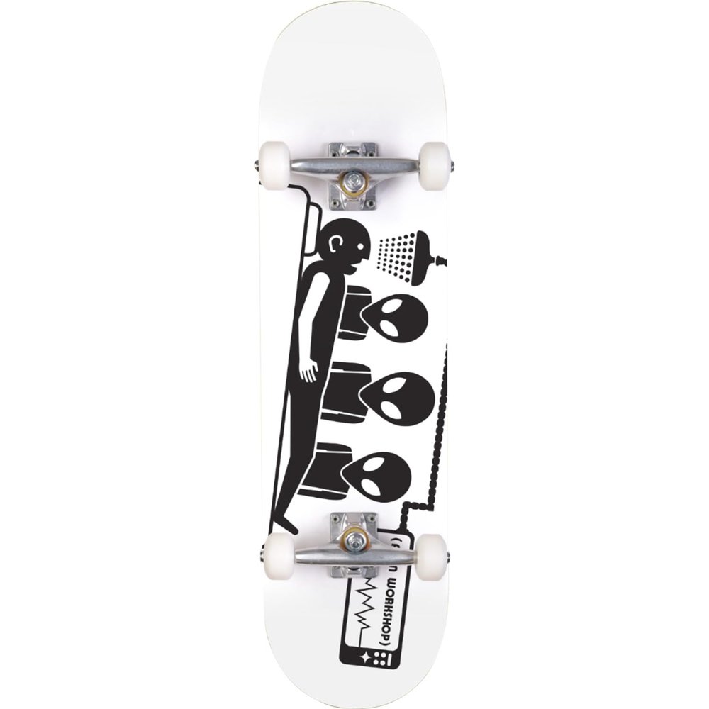 Alien Workshop Abduction White Complete Skateboard - 7.75" x 31.625"