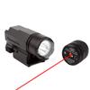 Gotical Tactical Combo LED Flashlight and Green Laser Sight (Pack of 2 - White Flashlight and Red Laser) view 1