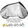 Bicycle Accessories Bike Cover Bike Rain Cover 190T Nylon Waterproof Anti Dust Rain UV with Lock-Holes Storage Bag Bicycle Accessories Bike Parts (Size : Large) view 2