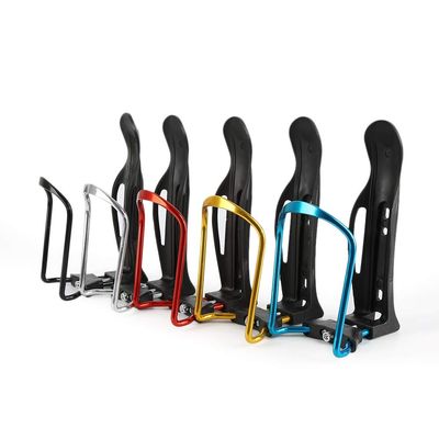 SJHY Bicycle Accessories Bicycle Bottle Holder Plastic Elastic Adjustable Bike Drink Cup Water Bottle Holder Bracket Rack Cage Cycling Bottle Bike Parts (Color : Black)