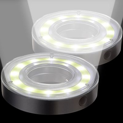 Retisee Night Golf Lights LED Glowing Putting Green Flags and Poles Glowing Hole Lights for Night Golf Party Camping(2 Pieces)