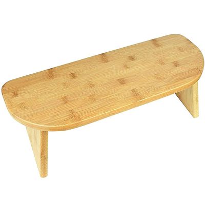 ZCBYBT Folding Meditation Stool, Finished Bamboo, Sitting Low, Suitable for Kneeling Yoga, Prayer and Meditation, Instead of Meditation Mat