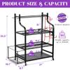 Mythinglogic Yoga Mat Storage Racks for Home, Gym Rack for Dumbbells Kettlebells Foam Roller, Yoga Strap and Resistance Bands, Workout Equipment Organizer With Hooks and Wheels view 4