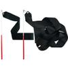 FAZHBARY Black Rhythmic Gymnastics Wands Praise Dancing Streamers for Kids Baton Twirling Talent Shows Artistic Dancing, 2 Pack view 1