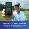 PRGR HS 130-A Portable Golf Launch Monitor | Doppler Radar Measures Club & Ball Speed, Smash Factor, Total & Carry Distance | Tracks Swing Speed Training Aids view 3