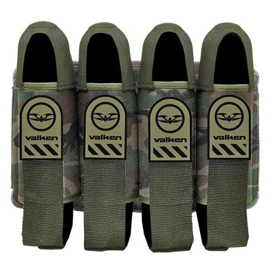Valken Alpha 4 Pod Paintball Harness (Green Camo)