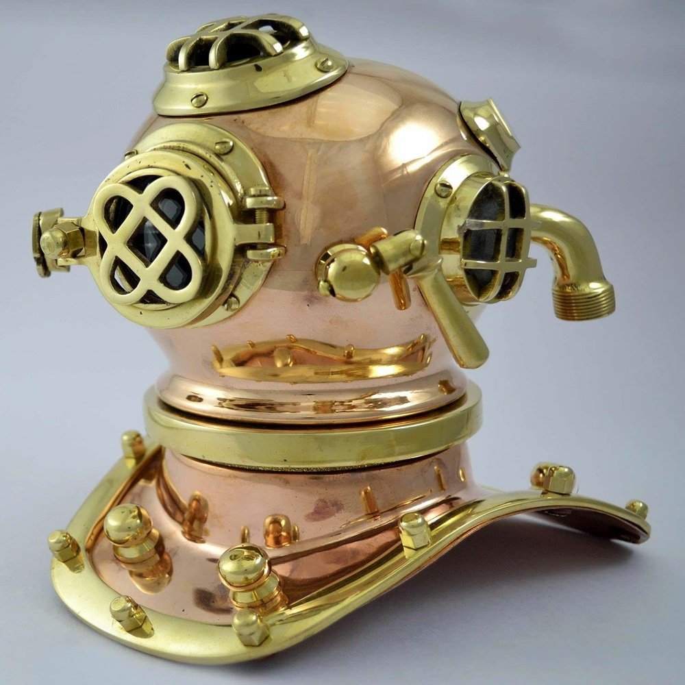 Mini Diving Divers Helmet U.S Navy Mark V Brass Nautical Handmade Brass & Copper
