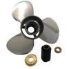 CAPTAIN Propeller 15 5/8x23 Fit Tohatsu Outboard Engine BFT115 BFT150 BFT200 BFT225 BFT250 15 Tooth Spline Stainless Steel view 2