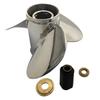 CAPTAIN Propeller 15 5/8x23 Fit Tohatsu Outboard Engine BFT115 BFT150 BFT200 BFT225 BFT250 15 Tooth Spline Stainless Steel view 3