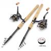 29cm Wooden Handle Lure Rod and 13BB Reel Set, Fishing Rod Reel Combo, Long-Distance Throwing Bait Rod, Spinning Rod Spinning Reel Combination, Bass Fishing 1.8m-2.7m ZYHYD view 3