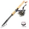 29cm Wooden Handle Lure Rod and 13BB Reel Set, Fishing Rod Reel Combo, Long-Distance Throwing Bait Rod, Spinning Rod Spinning Reel Combination, Bass Fishing 1.8m-2.7m ZYHYD view 4