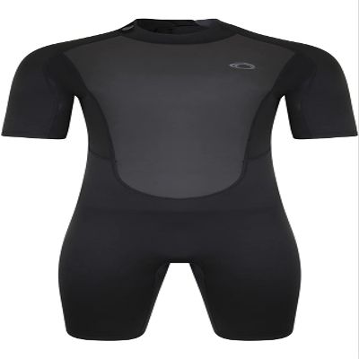Typhoon Junior Storm 3/2mm Shorty Wetsuit - Black - Easy Stretch - Unisex - Flatlock Seam Construction