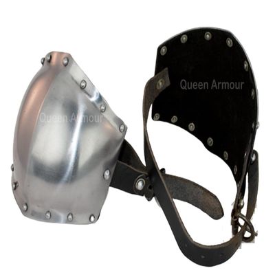 Queen Armour Medieval Elbow cops German Combat Roman Spartan 18g Steel Reenactment German Gladiator Burgonet Helmet European Kettle Hate Viking Mask Barbuta Crusader