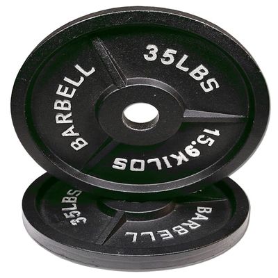 35 lb. Olympic Plates Pair by Deltech Fitness