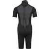 Typhoon Junior Storm 3/2mm Shorty Wetsuit - Black - Easy Stretch - Unisex - Flatlock Seam Construction view 2