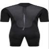 Typhoon Junior Storm 3/2mm Shorty Wetsuit - Black - Easy Stretch - Unisex - Flatlock Seam Construction view 2