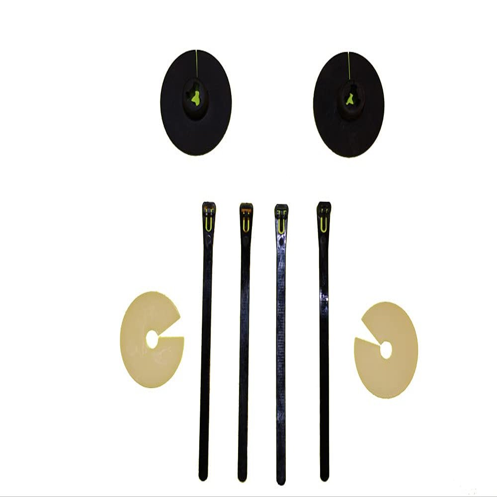 AERO-SWING - Attachment Component Pack - Attach Air Resistance Pineapples to Your Golf Shaft - Training Aid and Warm Up for Golf- Improves Swing Speed & Accuracy - Uses Air Resistance