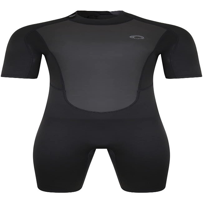 Typhoon Junior Storm 3/2mm Shorty Wetsuit - Black - Easy Stretch - Unisex - Flatlock Seam Construction