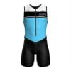 Sparx Sports Sparx Mens Premium Triathlon Suit Padded Triathlon Tri Suit Race Suit Swim Bike Run Small, ClassicBlue view 2