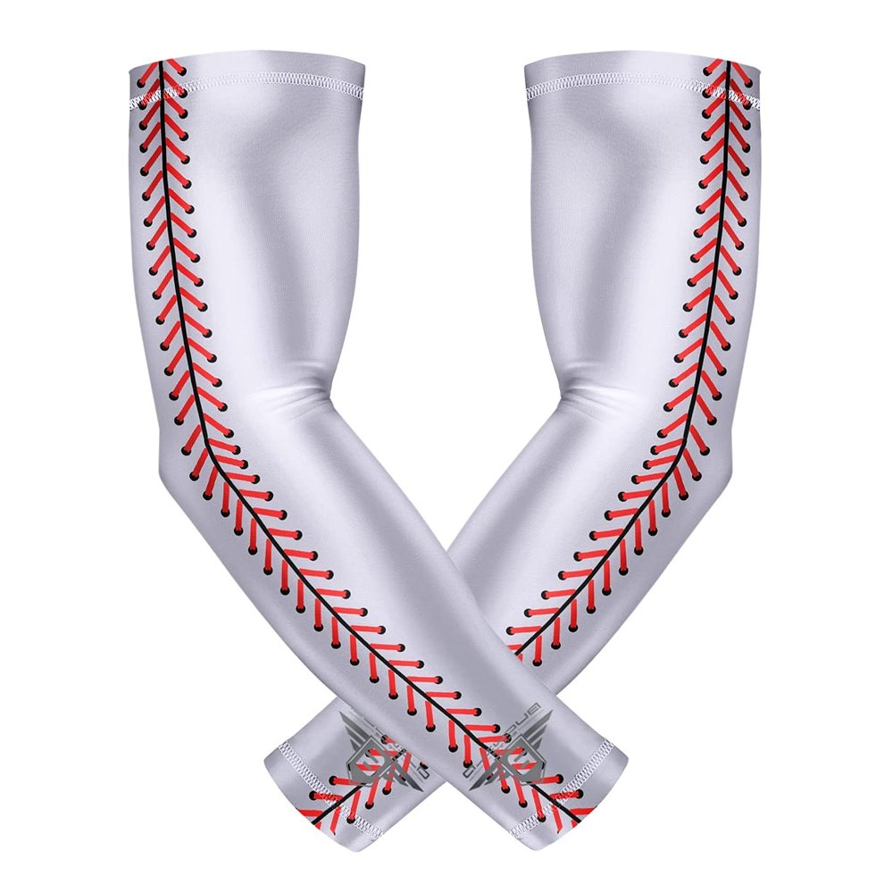 Bucwild Sports Baseball Arm Sleeve Youth & Adult 1 Pair | Football Basketball Cycling Tennis