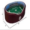 StadiumSpot Officially Licensed NCAA Premium Oval Dog Bed, Texas A&M, Large view 3