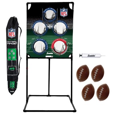 Franklin Sports NFL Football Target Toss Game - Throwing Game for Kids + Adults - Boys + Girls Set with 4 Mini Footballs
