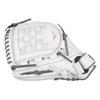 Mizuno GMVP1200PF4W MVP Prime Fastpitch Softball Glove 12", Tartan Web, Left Hand Throw, WHITE-GREY view 4