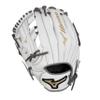 Mizuno GMVP1150PF4W MVP Prime Fastpitch Softball Glove 11.5", T Web, Left Hand Throw, WHITE-GREY view 1