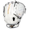 Mizuno GMVP1200PF4W MVP Prime Fastpitch Softball Glove 12", Tartan Web, Right Hand Throw, WHITE-GREY view 1