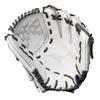 Mizuno GMVP1200PF4W MVP Prime Fastpitch Softball Glove 12", Tartan Web, Right Hand Throw, WHITE-GREY view 2