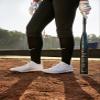 Mizuno F-257 Women's Softball Batting Glove, White-Silver, Large view 4